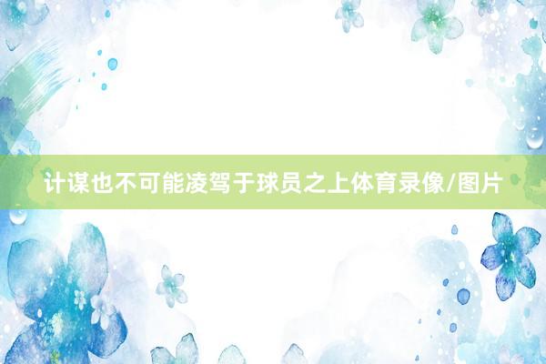 计谋也不可能凌驾于球员之上体育录像/图片