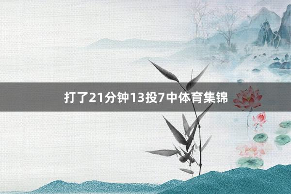 打了21分钟13投7中体育集锦