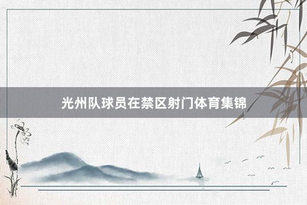 光州队球员在禁区射门体育集锦