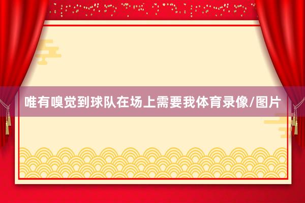 唯有嗅觉到球队在场上需要我体育录像/图片
