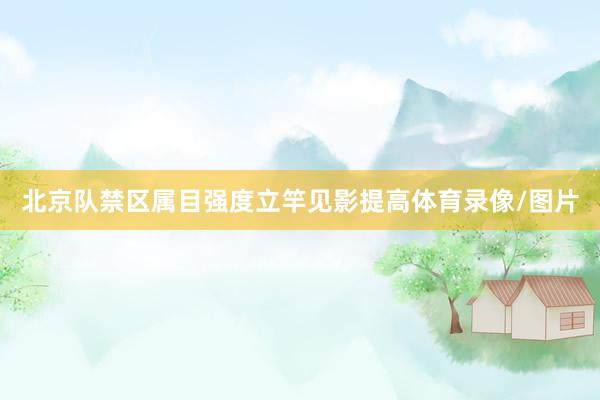 北京队禁区属目强度立竿见影提高体育录像/图片