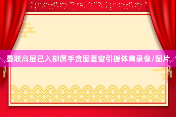 曼联高层已入部属手贪图夏窗引援体育录像/图片