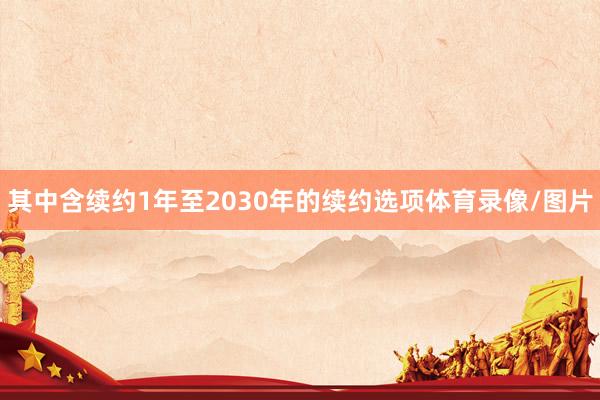 其中含续约1年至2030年的续约选项体育录像/图片