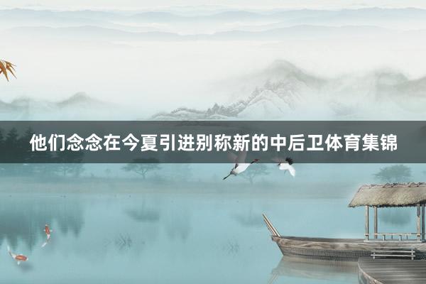 他们念念在今夏引进别称新的中后卫体育集锦