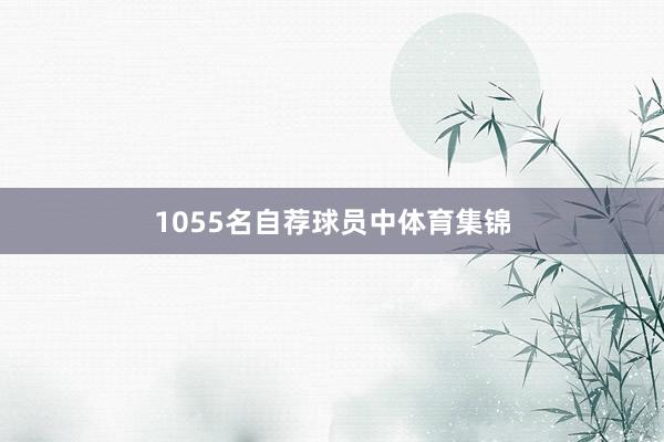 1055名自荐球员中体育集锦