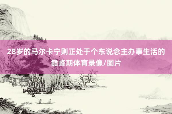 28岁的马尔卡宁则正处于个东说念主办事生活的巅峰期体育录像/图片