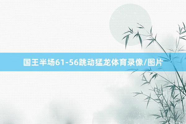 国王半场61-56跳动猛龙体育录像/图片