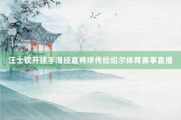汪士钦开球手滑径直将球传给绍尔体育赛事直播